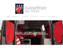 Tablet Screenshot of americanvanworks.com